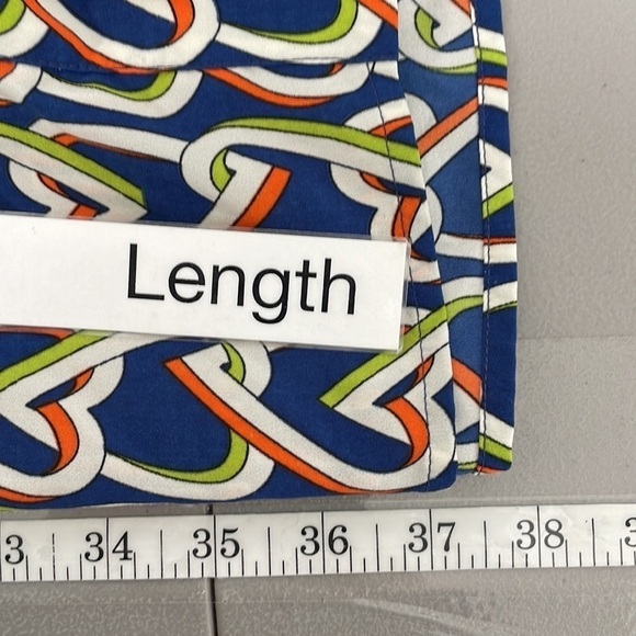 CAbi Midi Amour Dress Collar Buttons Heart Link Blue Size Small S - Picture 14 of 15